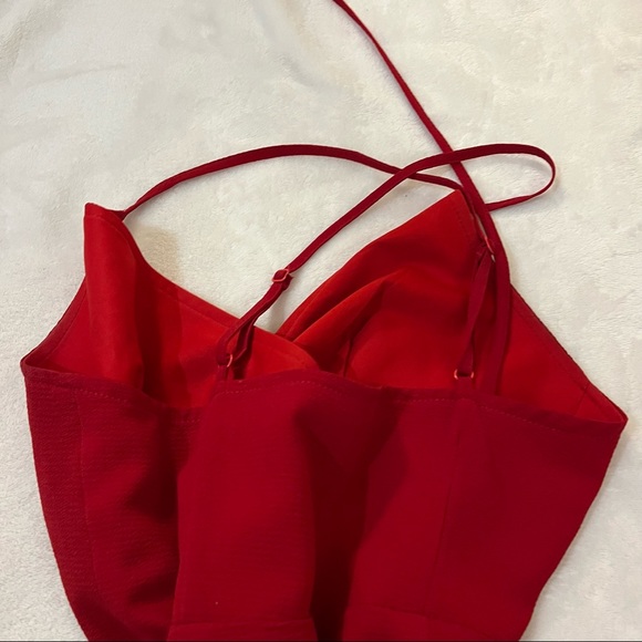 COPY - 2/$25🍒 HP🎉 Tobi red wrap dress - Picture 4 of 6